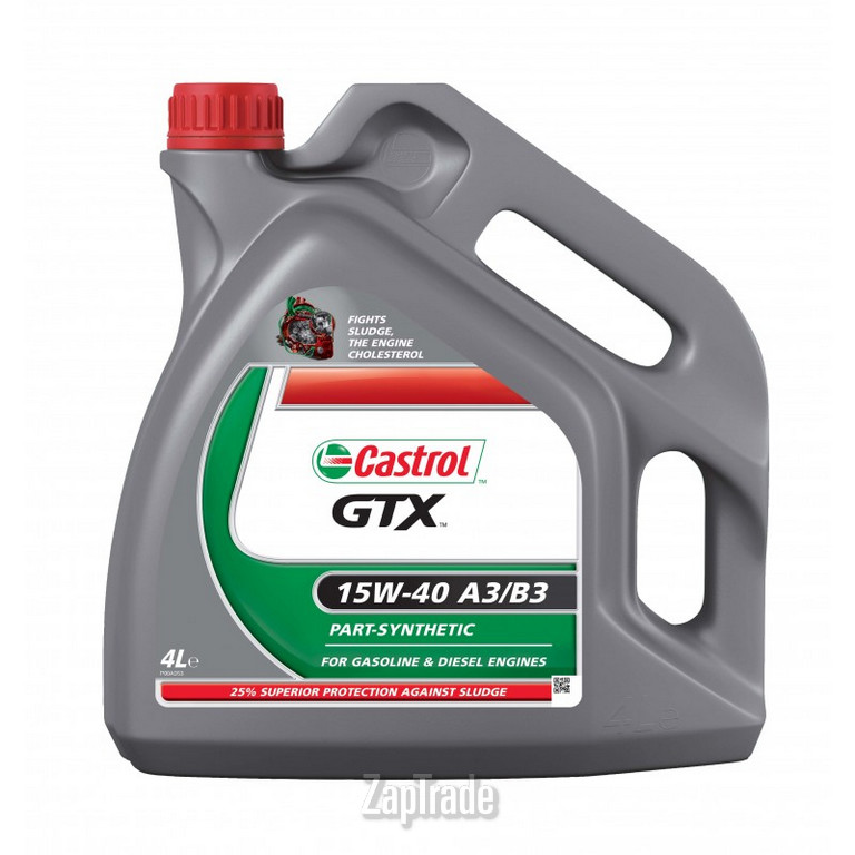 Купить моторное масло Castrol GTX 15W-40 A3/B3, в интернет-магазине в Санкт-Петербурге