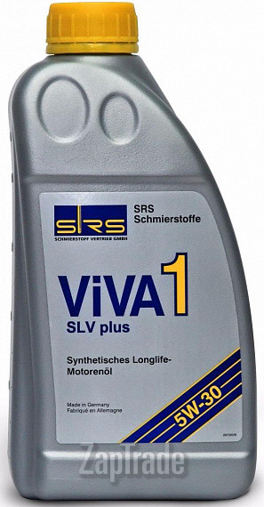 Купить моторное масло Srs Viva 1 SLV Plus 5W-30, в интернет-магазине в Санкт-Петербурге