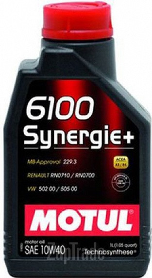 Купить моторное масло Motul 6100 Synergie+, в интернет-магазине в Санкт-Петербурге