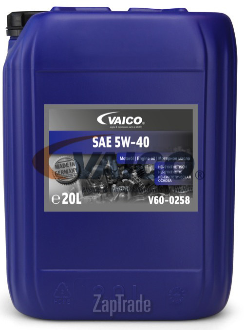Купить моторное масло Vaico SAE 5W-40, в интернет-магазине в Санкт-Петербурге