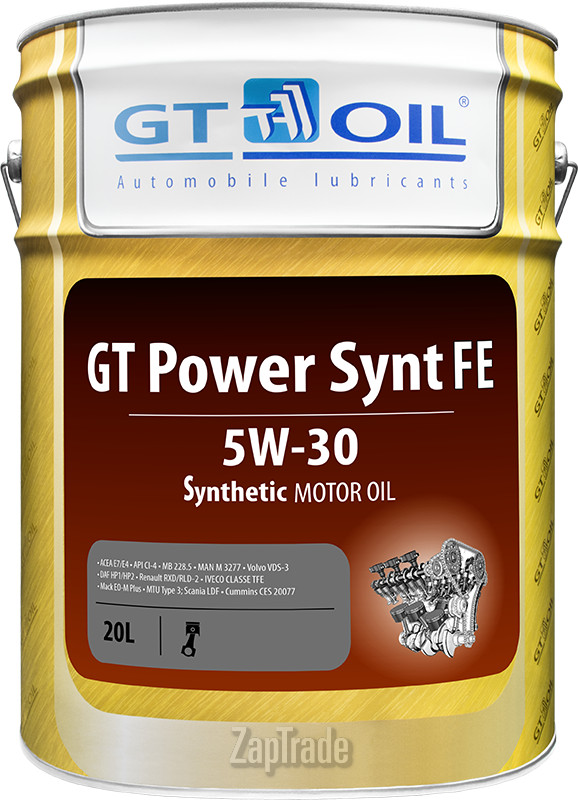 Купить моторное масло Gt oil GT Power Synt FE, в интернет-магазине в Санкт-Петербурге
