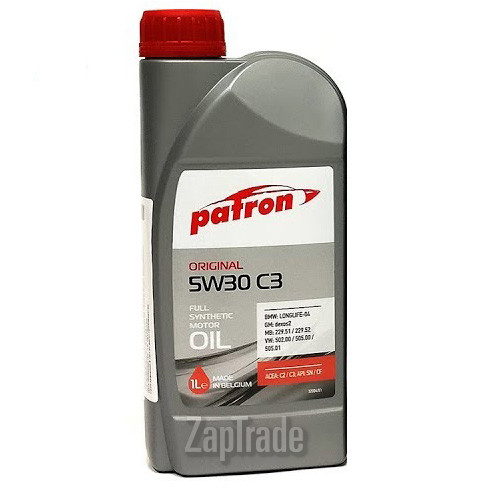 Купить моторное масло Patron ORIGINAL C3 5W-30, в интернет-магазине в Санкт-Петербурге