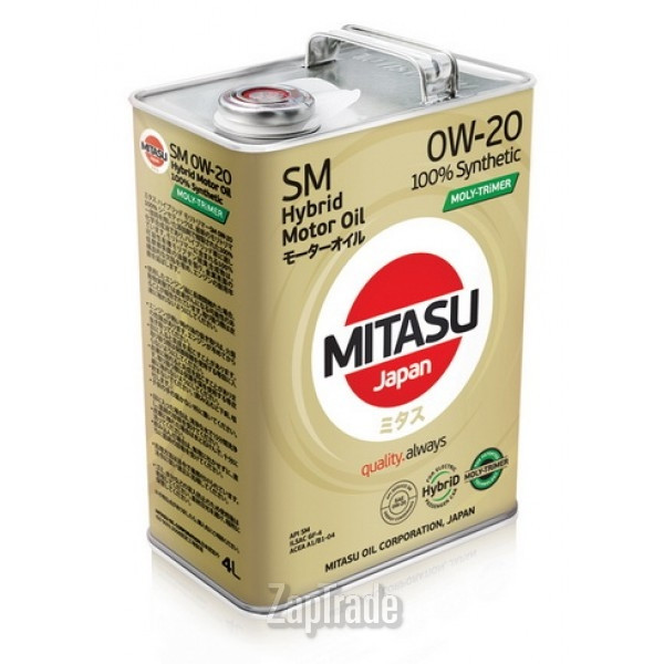 Купить моторное масло Mitasu MOLY-TRiMER HYBRID 0W-20, в интернет-магазине в Санкт-Петербурге