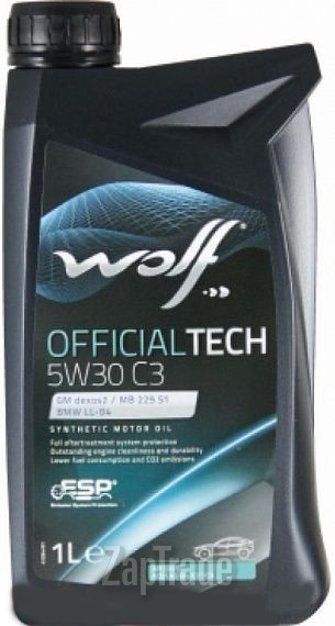 Купить моторное масло Wolf OFFICIALTECH, в интернет-магазине в Санкт-Петербурге