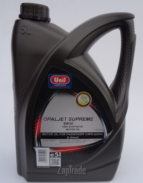 Купить моторное масло Unil OPALJET SUPREME 5W30, в интернет-магазине в Санкт-Петербурге