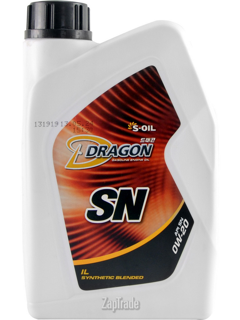 Купить моторное масло S-oil DRAGON SN, в интернет-магазине в Санкт-Петербурге