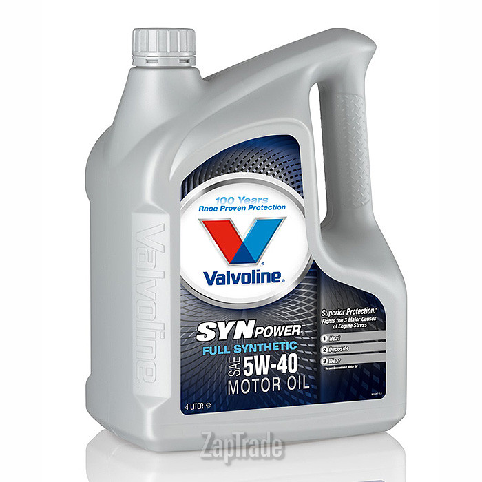 Купить моторное масло Valvoline SYNPOWER SAE 5W-40, 4л, в интернет-магазине в Санкт-Петербурге