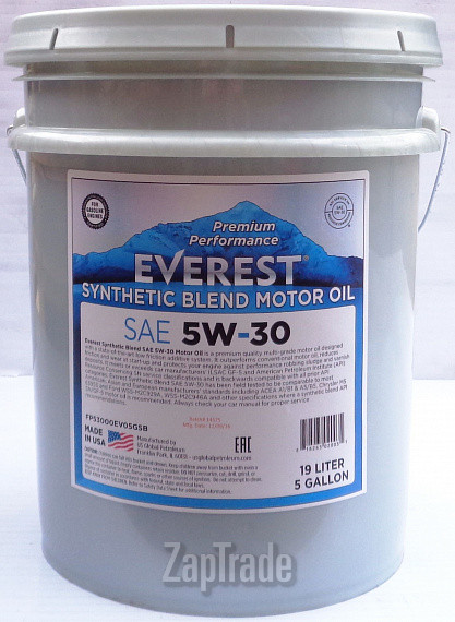 Купить моторное масло Everest Synthetic Blend, в интернет-магазине в Санкт-Петербурге