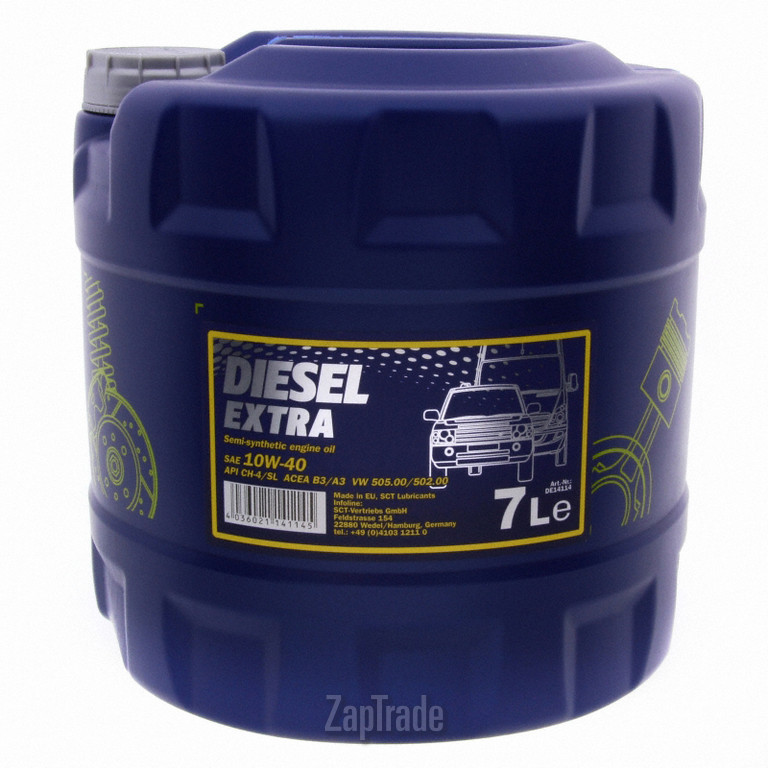 Купить моторное масло Mannol DIESEL EXTRA (MN7504-7), в интернет-магазине в Санкт-Петербурге