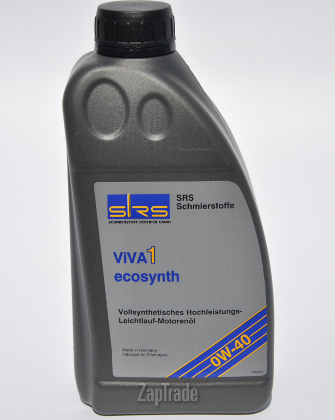 Купить моторное масло Srs VIVA 1 ecosynth 0W-40, в интернет-магазине в Санкт-Петербурге