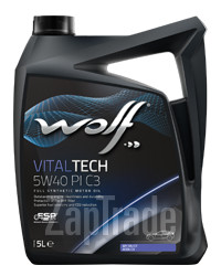 Купить моторное масло Wolf VITALTECH 5W40 PI C3, в интернет-магазине в Санкт-Петербурге