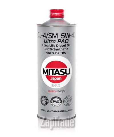Купить моторное масло Mitasu ULTRA DIESEL CJ-4/SM 5W-40, в интернет-магазине в Санкт-Петербурге