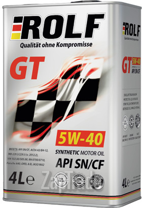 Купить моторное масло Rolf GT 5W-40, в интернет-магазине в Санкт-Петербурге