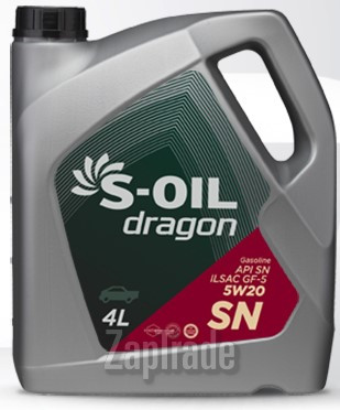 Купить моторное масло S-oil DRAGON SN, в интернет-магазине в Санкт-Петербурге