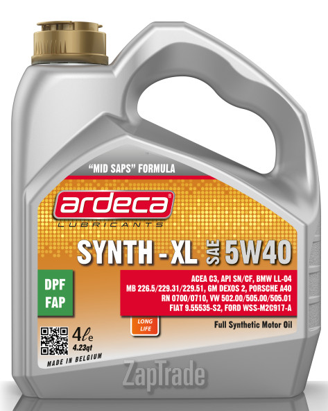 Купить моторное масло Ardeca SYNTH-XL, в интернет-магазине в Санкт-Петербурге