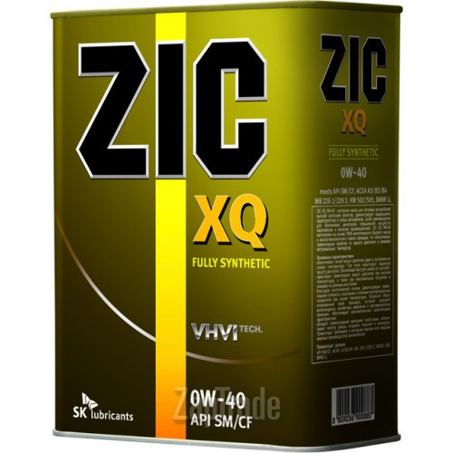Купить моторное масло Zic XQ, в интернет-магазине в Санкт-Петербурге