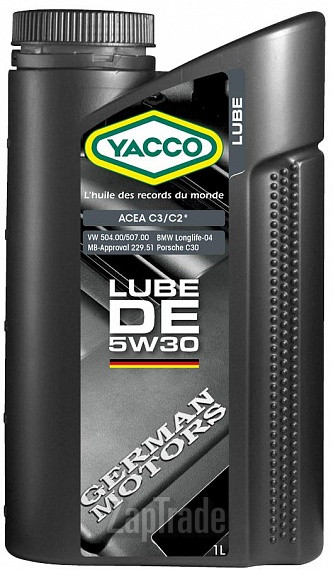 Купить моторное масло Yacco Lube DE, в интернет-магазине в Санкт-Петербурге
