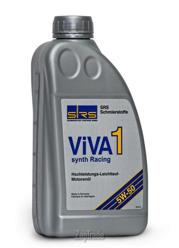 Купить моторное масло Srs VIVA 1 synth racing 5W-50, в интернет-магазине в Санкт-Петербурге