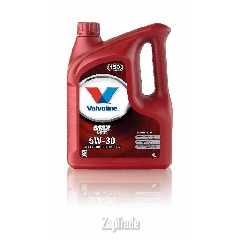 Купить моторное масло Valvoline MAXLIFE C3 SAE 5W-30, 4л, в интернет-магазине в Санкт-Петербурге