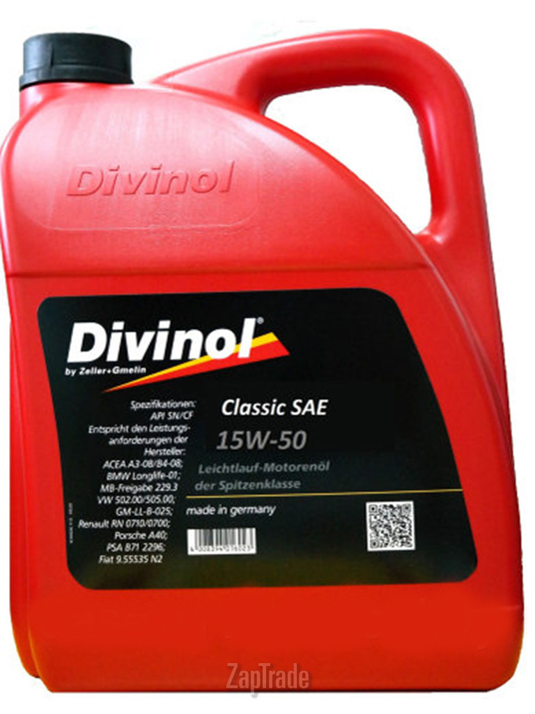   Divinol Classic SAE 15W-50