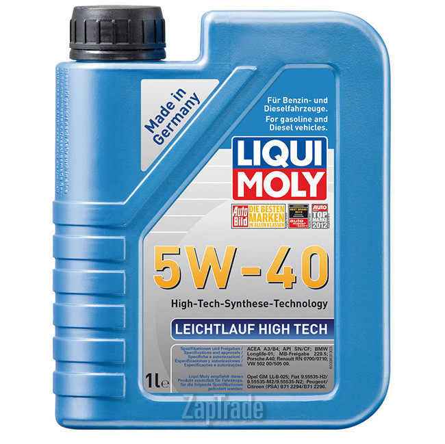 Купить моторное масло Liqui moly Leichtlauf High Tech, в интернет-магазине в Санкт-Петербурге