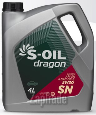 Купить моторное масло S-oil DRAGON SN, в интернет-магазине в Санкт-Петербурге