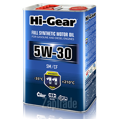 Купить моторное масло Hi-gear SAE 5W-30 API SM/CF, в интернет-магазине в Санкт-Петербурге