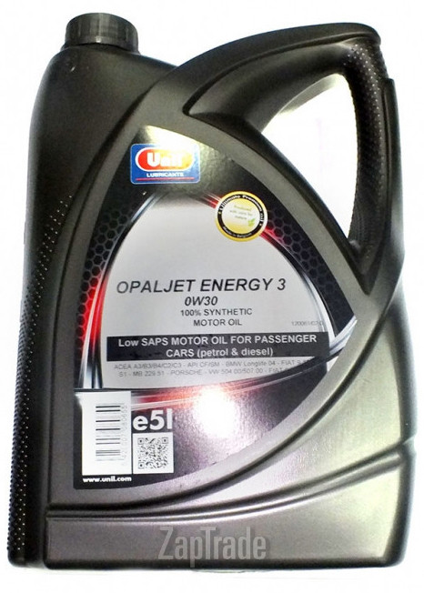 Купить моторное масло Unil OPALJET ENERGY 3, в интернет-магазине в Санкт-Петербурге