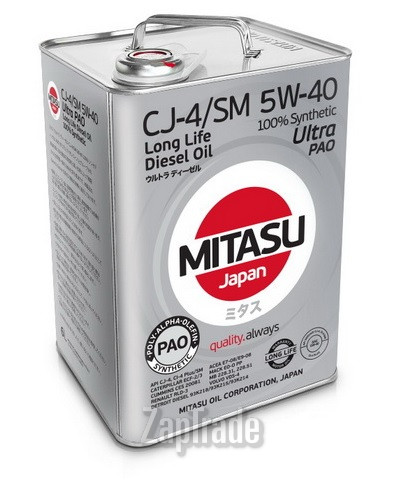 Купить моторное масло Mitasu ULTRA DIESEL CJ-4/SM 5W40, в интернет-магазине в Санкт-Петербурге