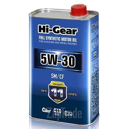Купить моторное масло Hi-gear SAE 5W-30 API SM/CF, в интернет-магазине в Санкт-Петербурге