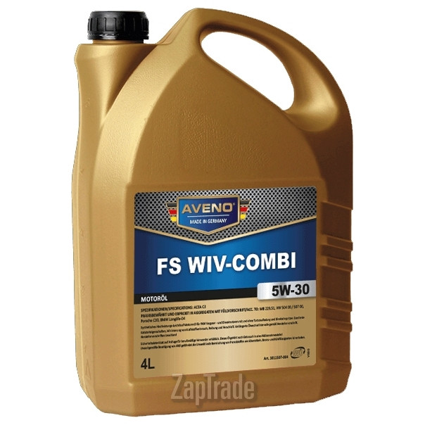 Купить моторное масло Aveno FS WIV-Combi, в интернет-магазине в Санкт-Петербурге