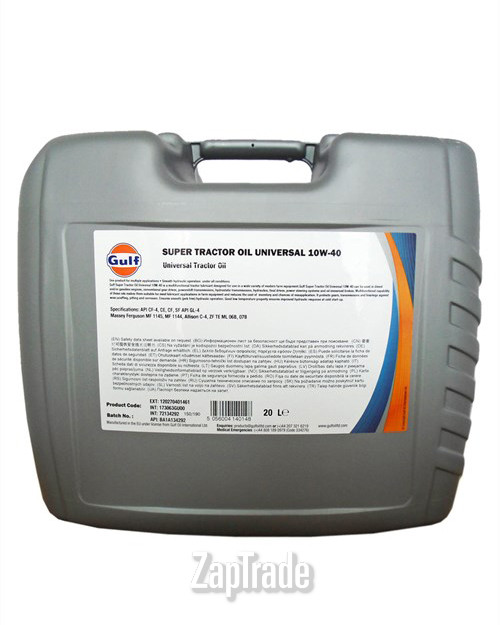 Купить моторное масло Gulf Super Tractor Oil Universal, в интернет-магазине в Санкт-Петербурге