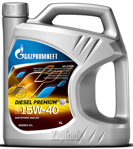 Купить моторное масло Gazpromneft Diesel Premium 15W-40, в интернет-магазине в Санкт-Петербурге