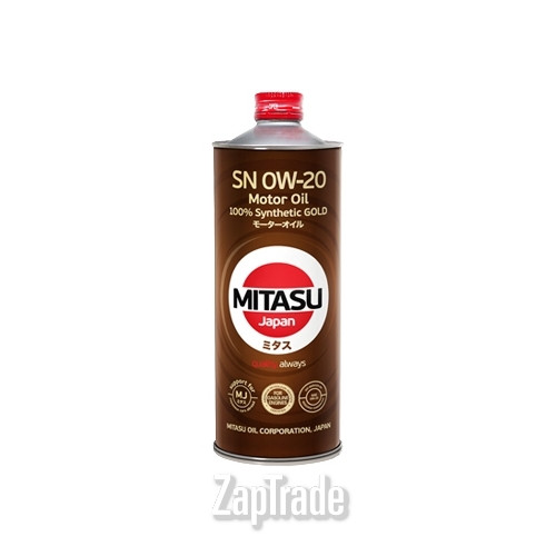 Купить моторное масло Mitasu GOLD 0W-20, в интернет-магазине в Санкт-Петербурге