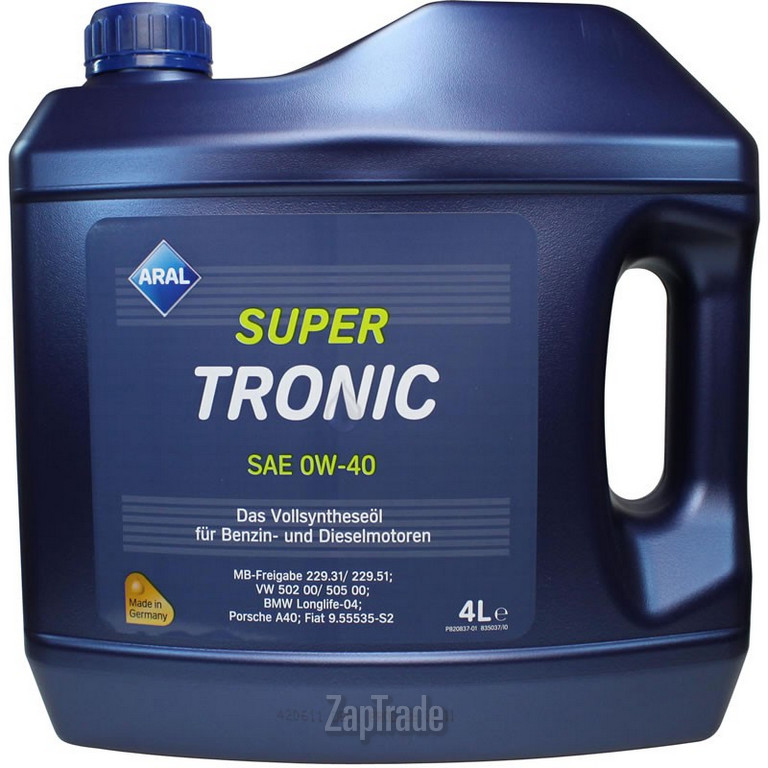 Купить моторное масло Aral SuperTronic, в интернет-магазине в Санкт-Петербурге