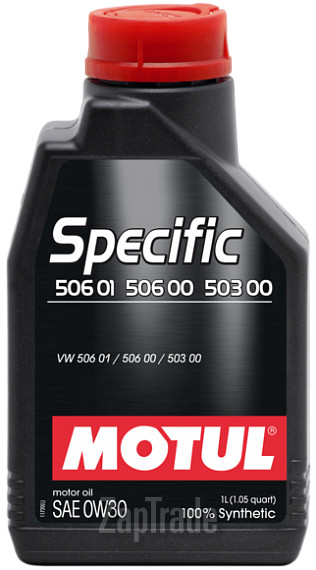 Купить моторное масло Motul Specific 506 01 / 506 00 / 503 00 SAE 0W-30, в интернет-магазине в Санкт-Петербурге