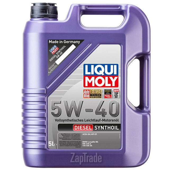 Купить моторное масло Liqui moly Diesel Synthoil, в интернет-магазине в Санкт-Петербурге