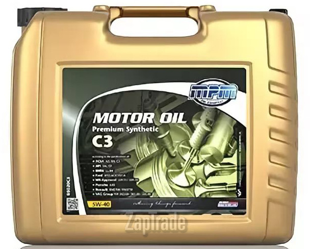 Купить моторное масло Mpm oil Premium Synthetic C3, в интернет-магазине в Санкт-Петербурге