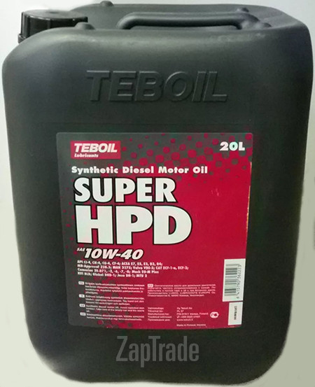 Купить моторное масло Teboil Super HPD, в интернет-магазине в Санкт-Петербурге