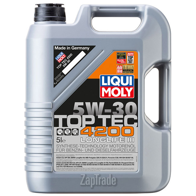 Купить моторное масло Liqui moly Top Tec 4200, в интернет-магазине в Санкт-Петербурге