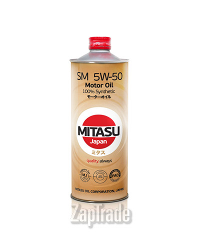 Купить моторное масло Mitasu MOTOR OIL SM 5W-50, в интернет-магазине в Санкт-Петербурге