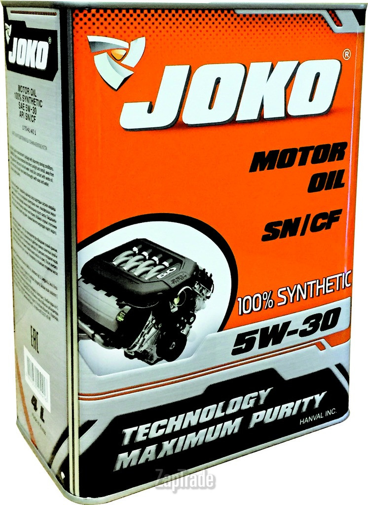 Купить моторное масло Joko GASOLINE 100% Synthetic, в интернет-магазине в Санкт-Петербурге