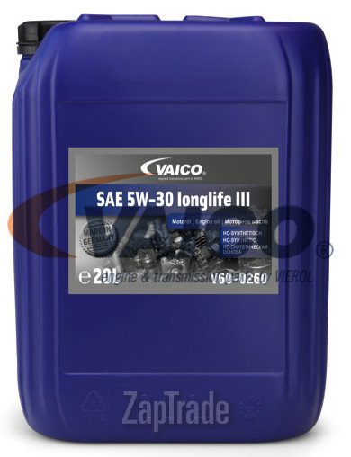 Купить моторное масло Vaico SAE 5W-30 longlife III, в интернет-магазине в Санкт-Петербурге