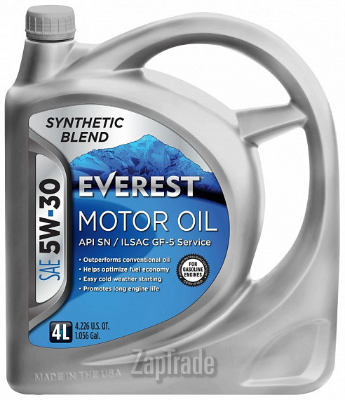 Купить моторное масло Everest Synthetic Blend, в интернет-магазине в Санкт-Петербурге