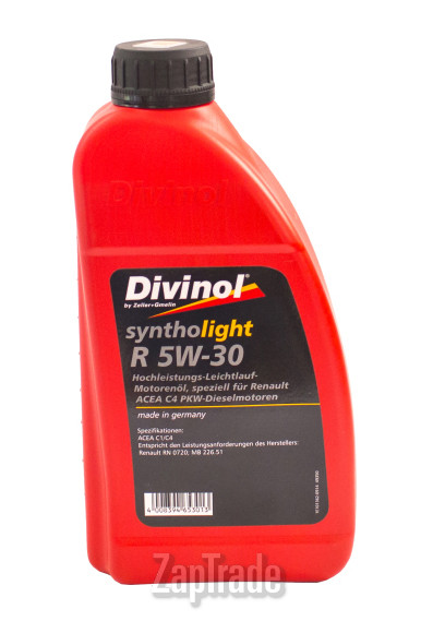 Купить моторное масло Divinol Syntholight R 5W-30, в интернет-магазине в Санкт-Петербурге