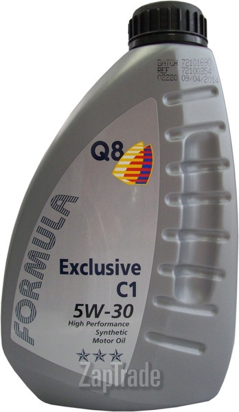 Купить моторное масло Q8 Formula Exclusive C1 SAE 5W-30, в интернет-магазине в Санкт-Петербурге