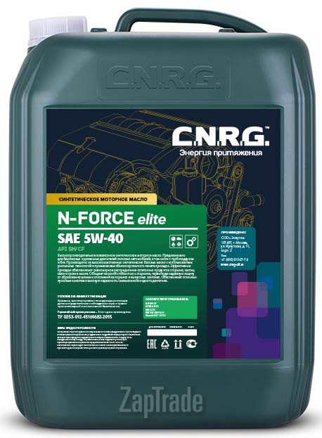 Купить моторное масло C.n.r.g. N-Force Elite, в интернет-магазине в Санкт-Петербурге