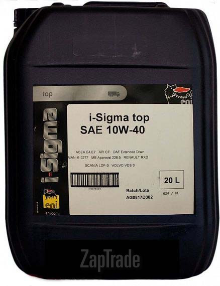 Купить моторное масло Eni i-Sigma top, в интернет-магазине в Санкт-Петербурге