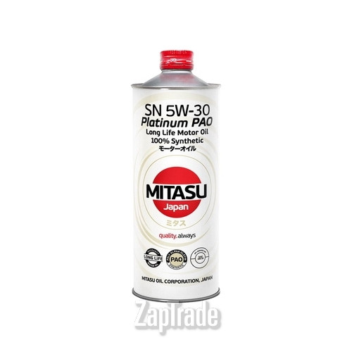 Купить моторное масло Mitasu PLATINUM PAO 5W-30, в интернет-магазине в Санкт-Петербурге