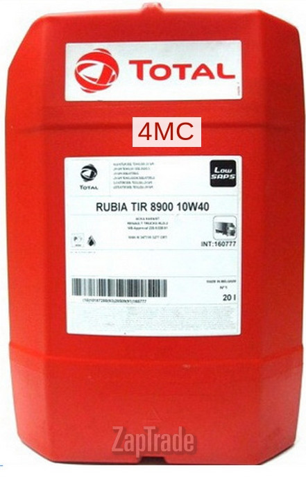Купить моторное масло Total RUBIA TIR 8900, в интернет-магазине в Санкт-Петербурге